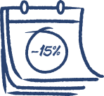 -15 % на полгода