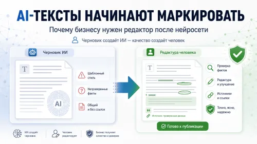 Можно ли публиковать текст нейросети без редактуры