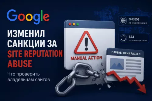 Как Google теперь наказывает сайты за злоупотребление репутацией домена