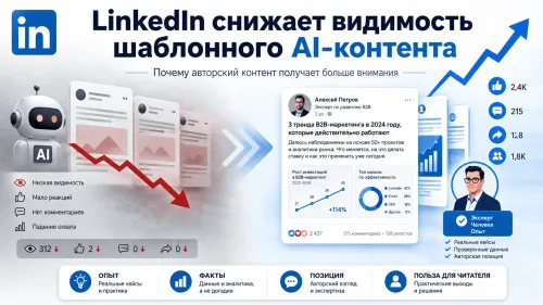 Почему AI-контент в соцсетях теряет охваты и как сохранить доверие аудитории