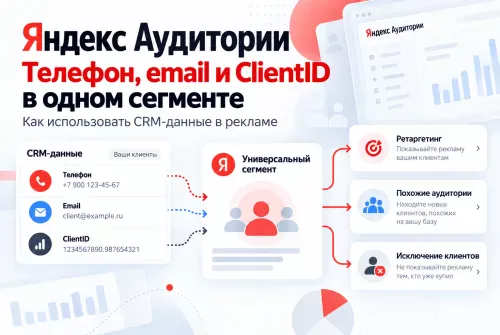 Как использовать телефон, email и ClientID в универсальном сегменте Яндекс Аудиторий