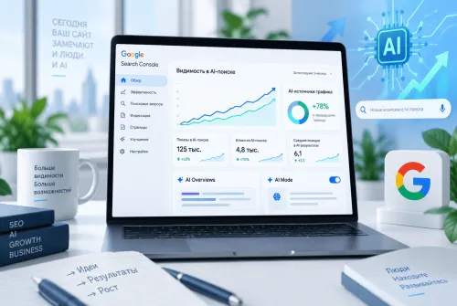Как анализировать AI Overviews и AI Mode в Google Search Console