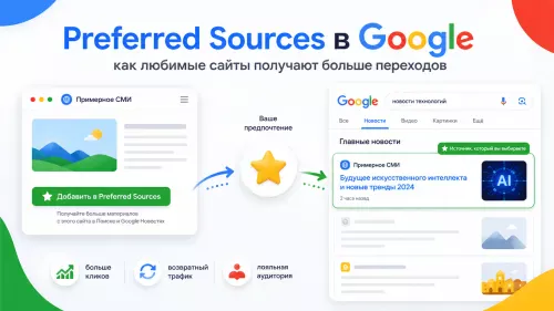  Google позволяет пользователям выбирать любимые сайты: что это меняет для SEO