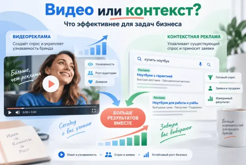 Когда видеореклама эффективнее контекстной рекламы, а когда нет