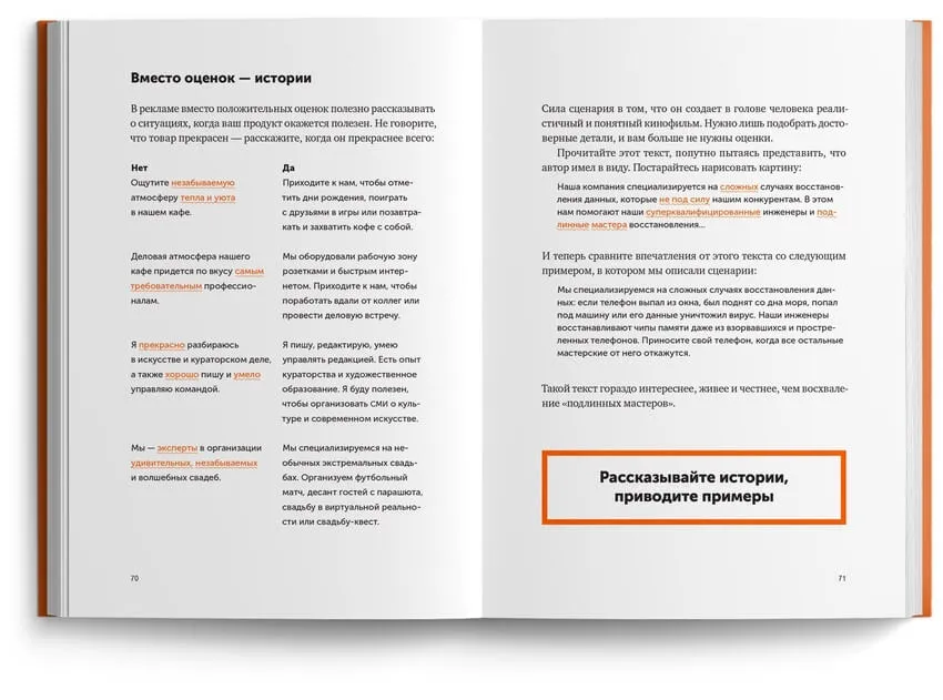 О примерах