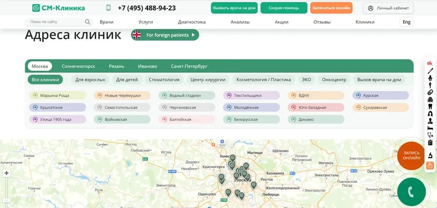 Требования к шапке сайта