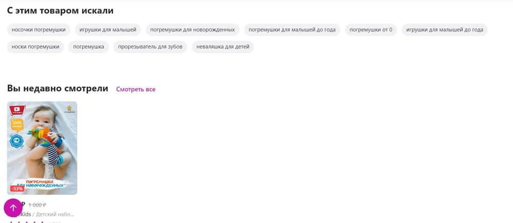 ассортимент маркетплейса