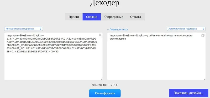 Кириллический URL