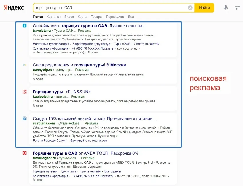 Виды контекстной рекламы
