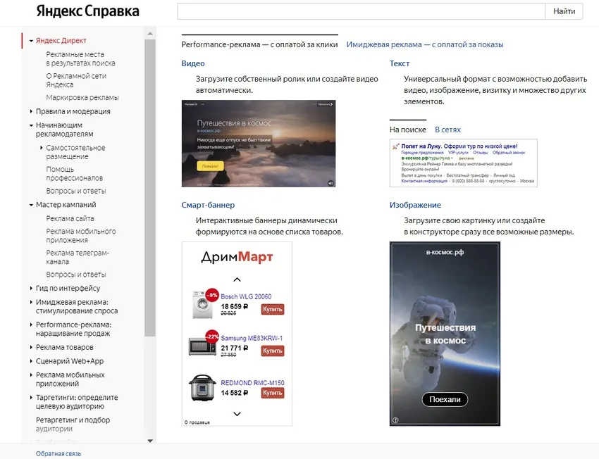 Основные форматы