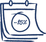 -15 % на полгода