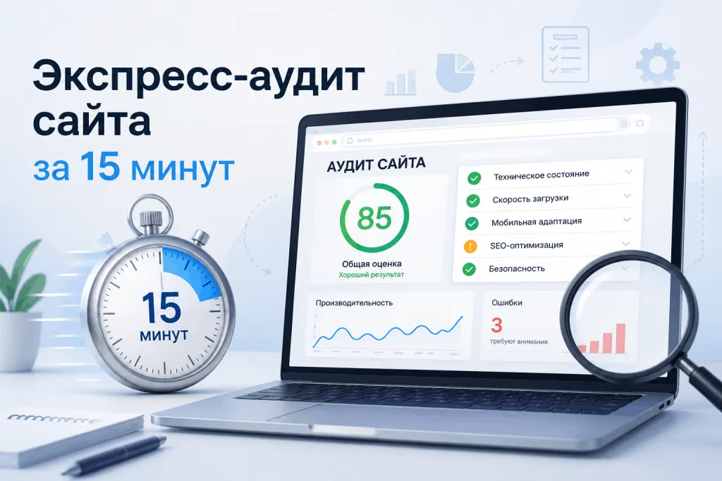 Быстрый аудит сайта с анализом SEO Быстрый аудит сайта с анализом SEO