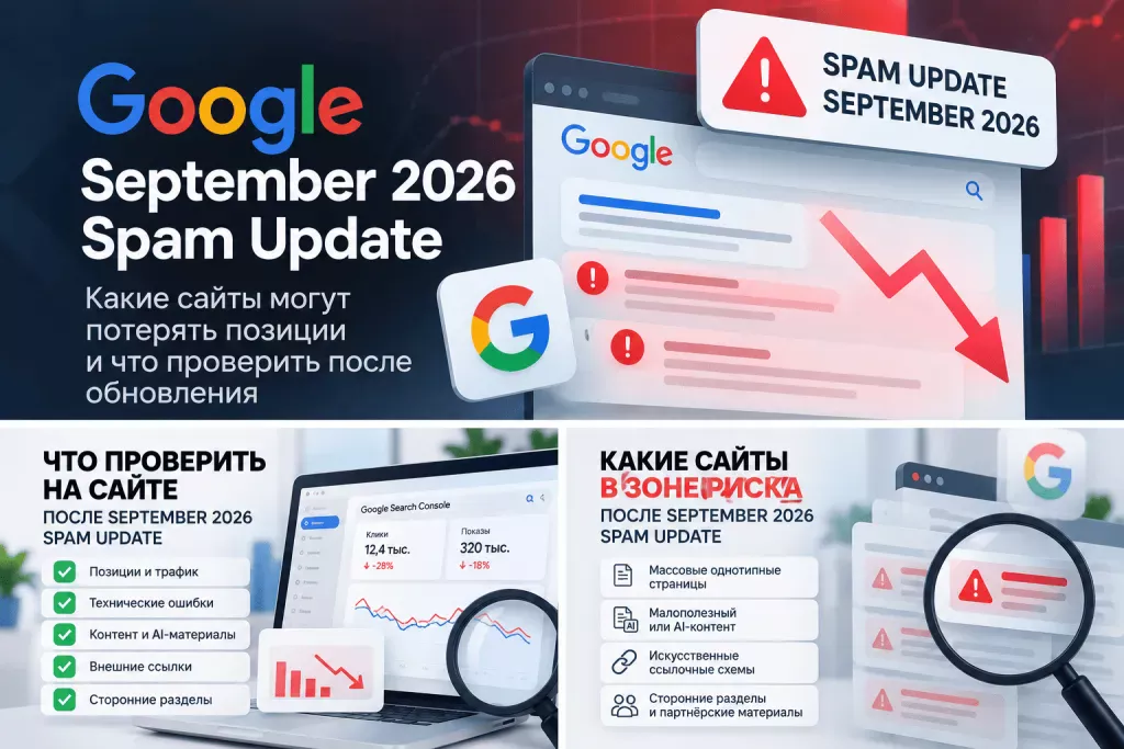 Проверка сайта после September 2026 Spam Update Google