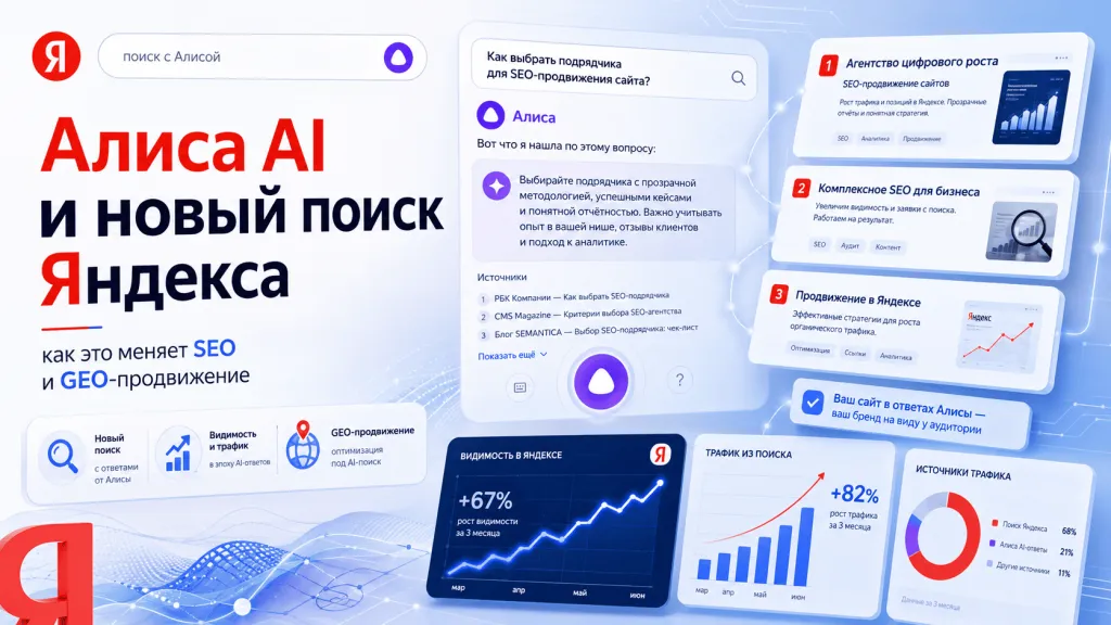 Алиса AI меняет поиск Яндекса Алиса AI меняет поиск Яндекса