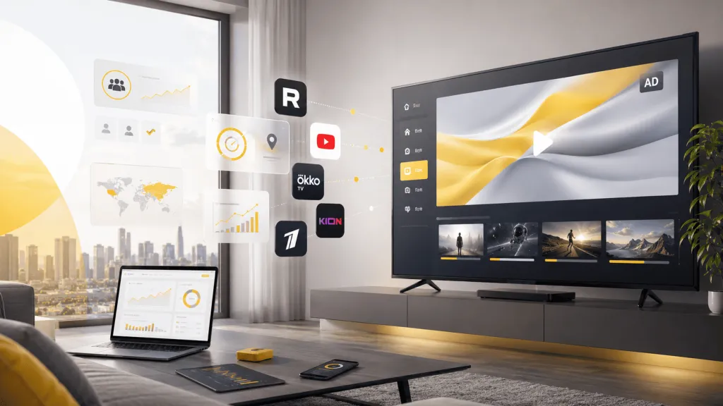 Реклама на Smart TV и Rutube