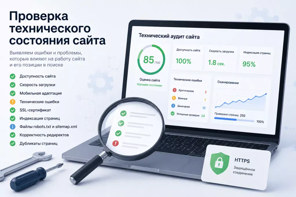 Анализ технического состояния веб-сайта Анализ технического состояния веб-сайта