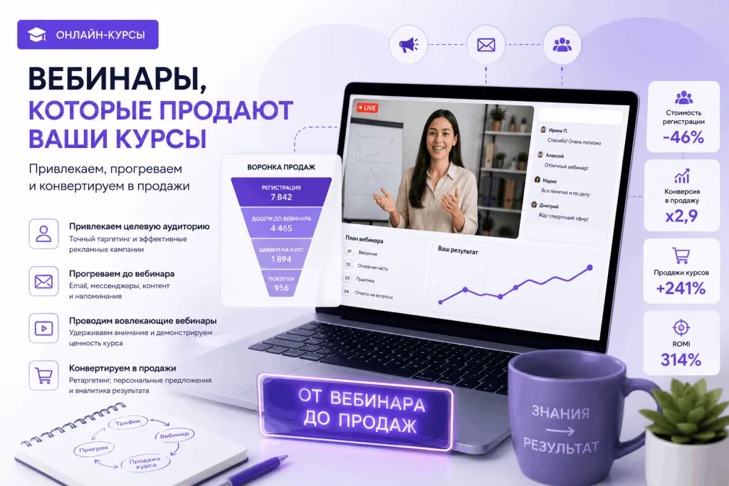 Продвижение вебинаров