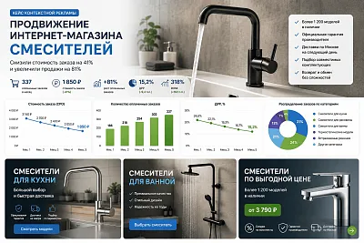 Performance-креатив кухонных смесителей фото 2