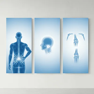 Медицинский рекламный креатив для ортопедической тематики