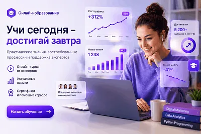Performance-креатив образовательной платформы