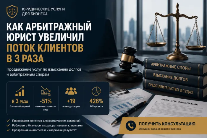 Как увеличить поток клиентов на арбитражные услуги