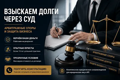 performance креатив для услуг по взысканию долгов и арбитражным спорам