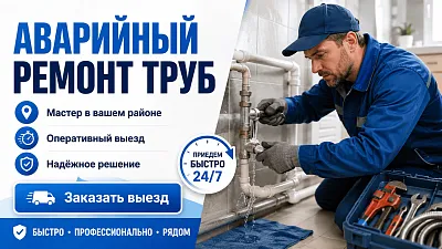 Performance-креатив - аварийный ремонт труб