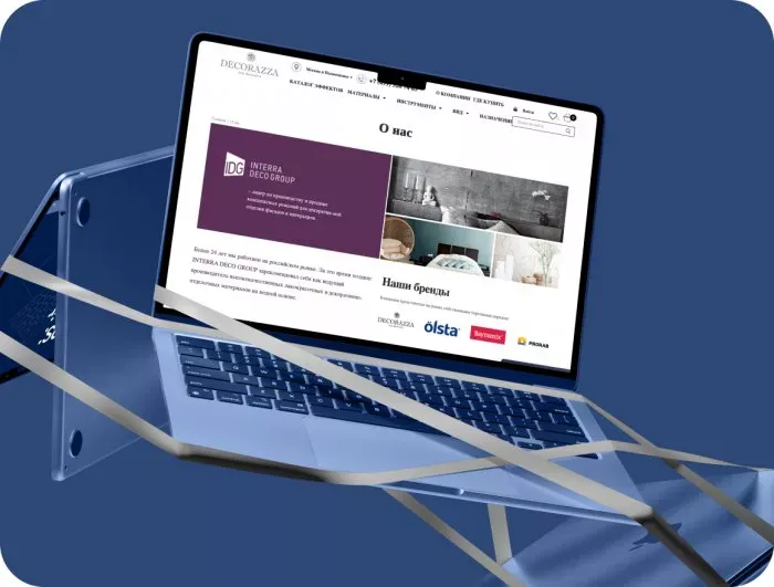 Сайт производителя декоративной штукатурки Decorazza