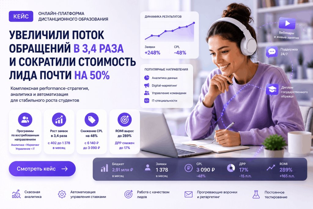 Кейс онлайн-образования Кейс онлайн-образования