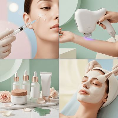 Рекламные креативы для продвижения инъекций и уходовых процедурРекламные креативы для продвижения инъекций и уходовых процедур